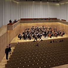 cgi of The Stoller Hall, a new performance space for chamber music