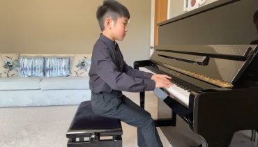 Cameron at Piano