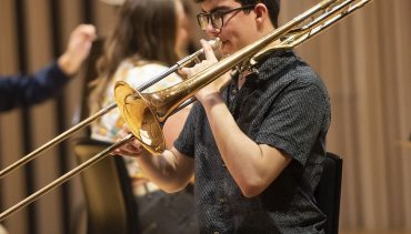 A Chetham's trombone student