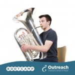 Chetham's tuba student