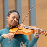 Chetham's violin student performs