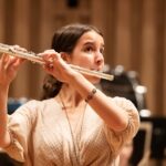 Chetham's flautist in The Stoller Hall