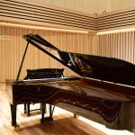 a steinway piano on the Bridgewater Hall stage
