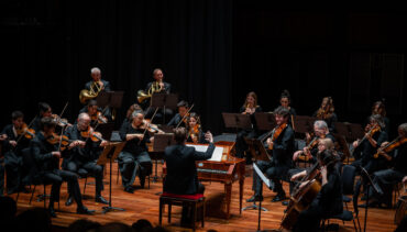 The orchestra of the age of enlightenment, performing on stage