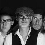 Black and white photo of Klezmerish