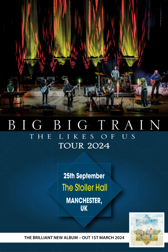 Big Big Train Stoller Hall concert poster