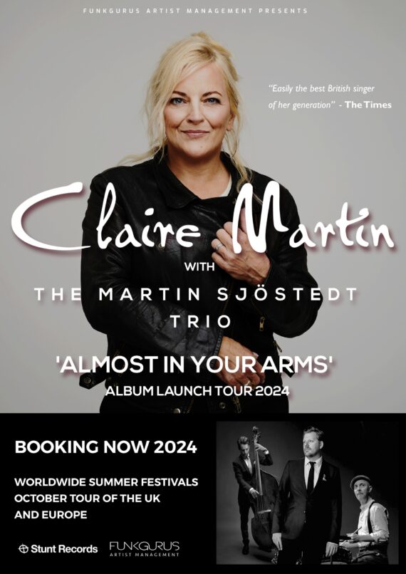Poster for Claire Martin with the Martin Sjöstedt Trio 