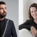 Left - flautist Adam Walker, right pianist Katya Apekisheva