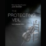 Text reads Trinity Laban Staged Production. John Tavener The Protecting Veil. Featuring Raphael Wallfisch