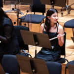 A student flautist at Chetham's School of Music