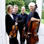 Bridge Quartet musicians with instruments