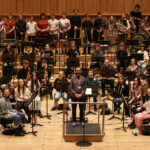 members of National Youth Concert Band on stage