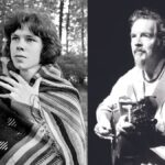 (left) black and white image of musician Nick Drake (Righ) black and white image of musican Keith james