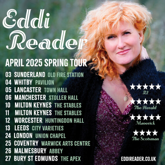 Eddi Reader UK tour poster with dates