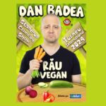 Image of comedian Dan Badea with vegetables.