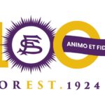 Logo of Forest Prop Est 1924 with 100 in logo