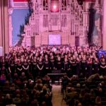 A choir in a church