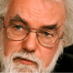 Photo of Dr Rowan Williams (man with white hair, white beard and glasses)