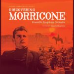 Poster for Discovering Morricone concert, with an image of the conductor