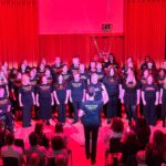 West End Music Choir performing in Carole Nash Hall