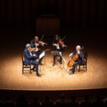 Quatuor Danel performing on stage (a string quartet)